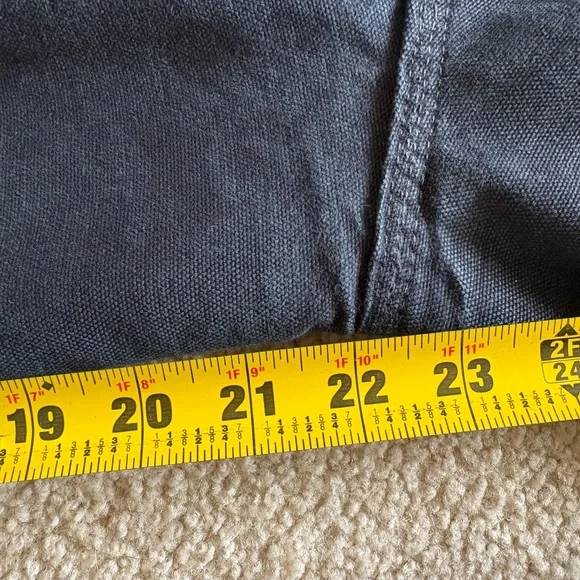 Carhartt J001 Detroit Jacket Blanket Lined Faded Black Workwear Vintage XL TALL - Picture 7 of 7